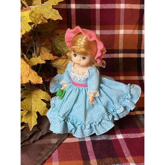 Cute Vintage Madame Alexander Little Miss Muffet Doll 8” No box/tags #452 1970s - Picture 1 of 7